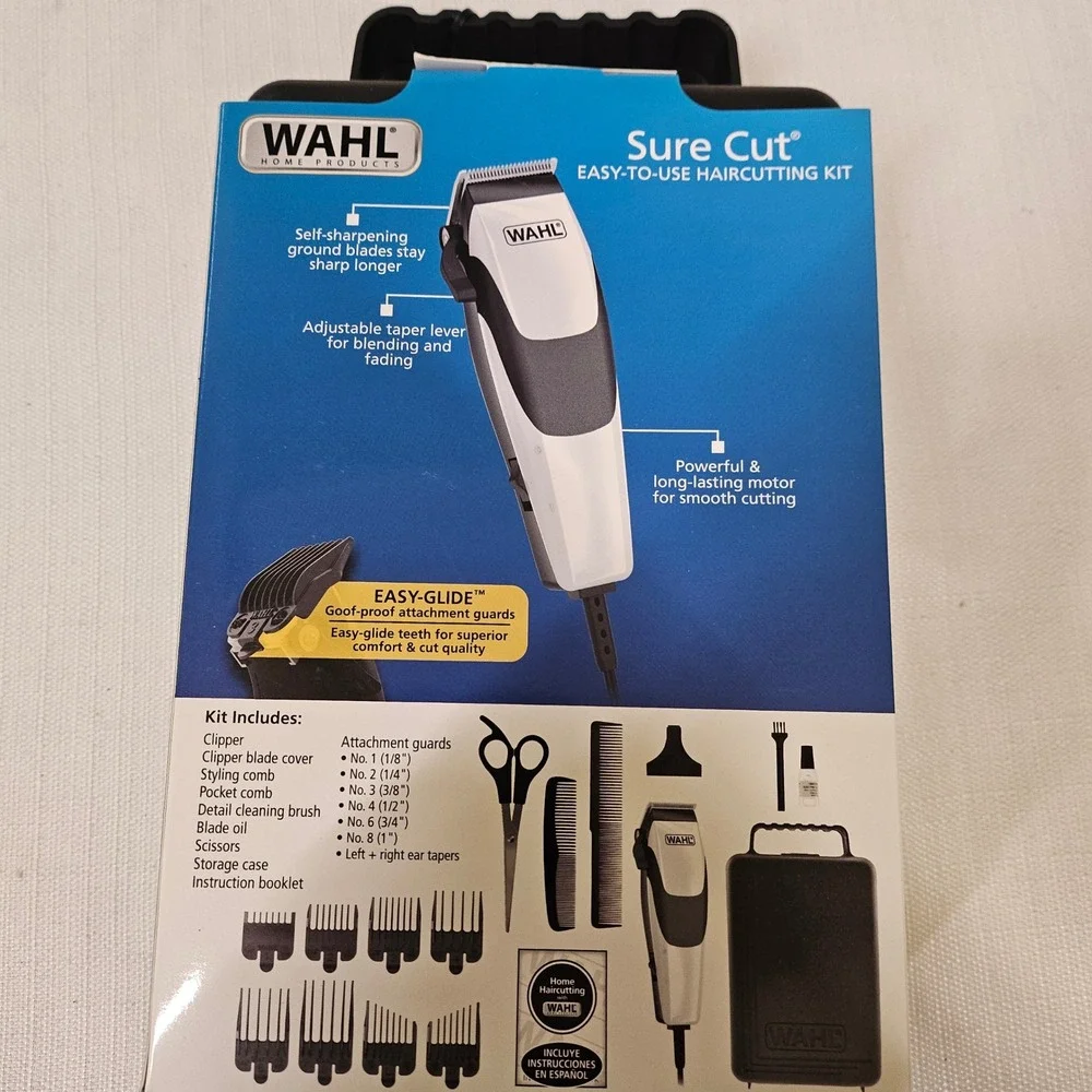 Wahl Sure Cut Easy to Use Haircutting‎ Kit Clipper 79449 NEW